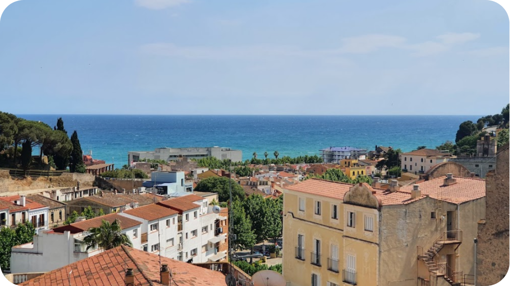 Photo of the town of Caldetas