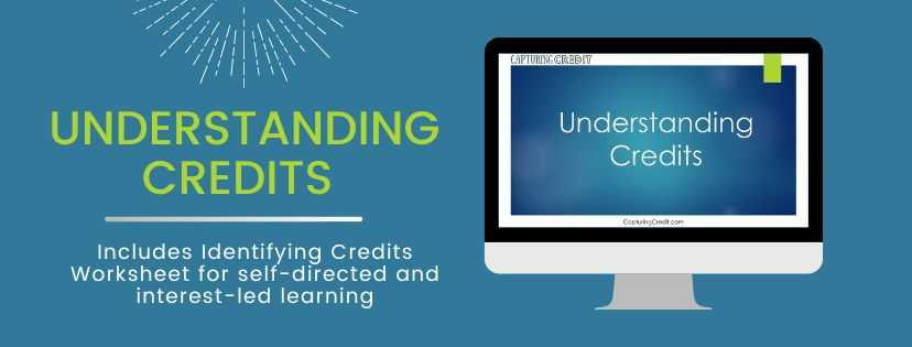 Understanding Credit Images Getting Started with Homeschool Transcripts
