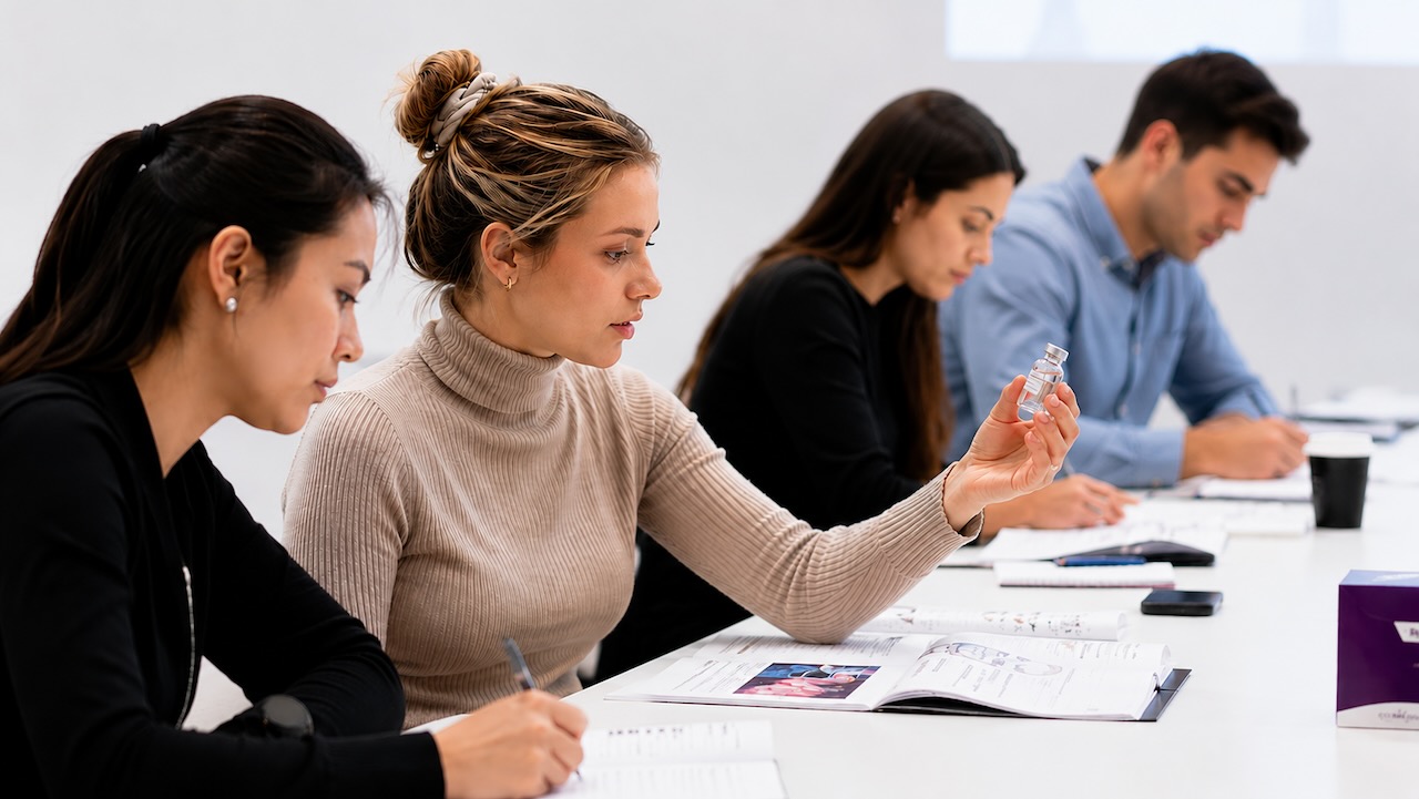 Beginner cosmetic injecting training at Dermal Distinction Academy