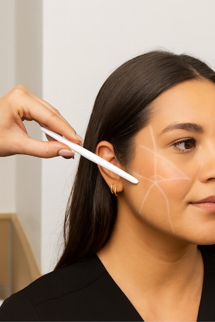 Cheek, chin and jawline facial assessment at Dermal Distinction