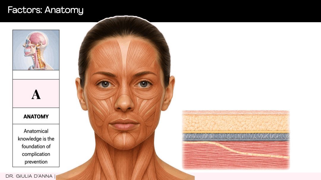 Facial muscle anatomy and movement for cosmetic injectors