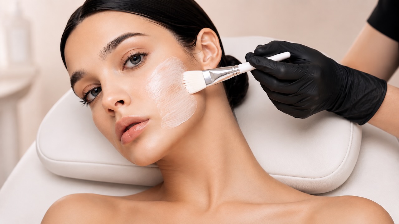 Facial treatment at Dermal Distinction in Balwyn North