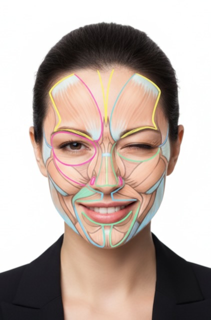Facial skin and expression