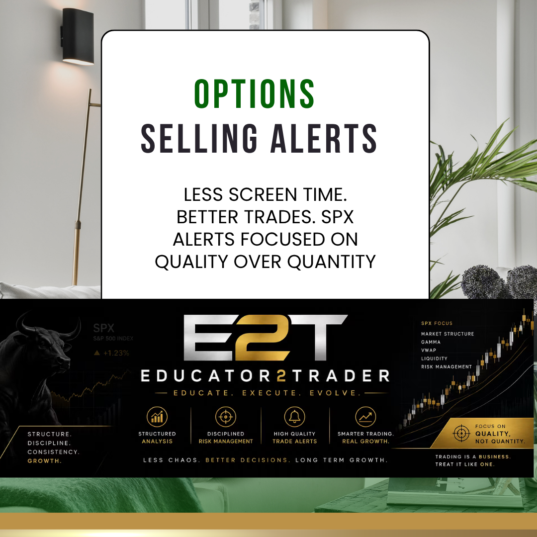 Option Selling Alerts By Educator2Trader