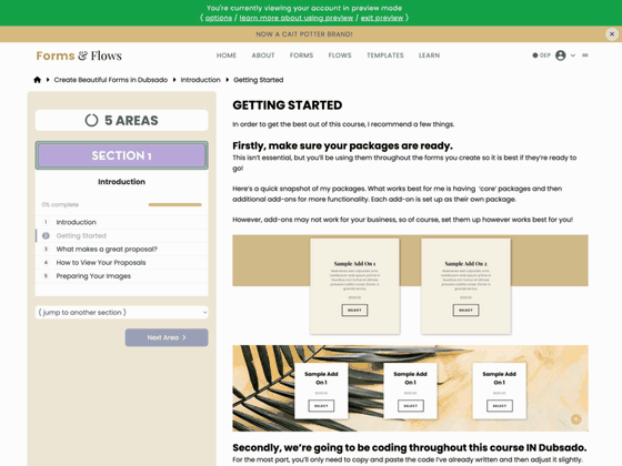 Create Beautiful Dubsado Forms with CSS