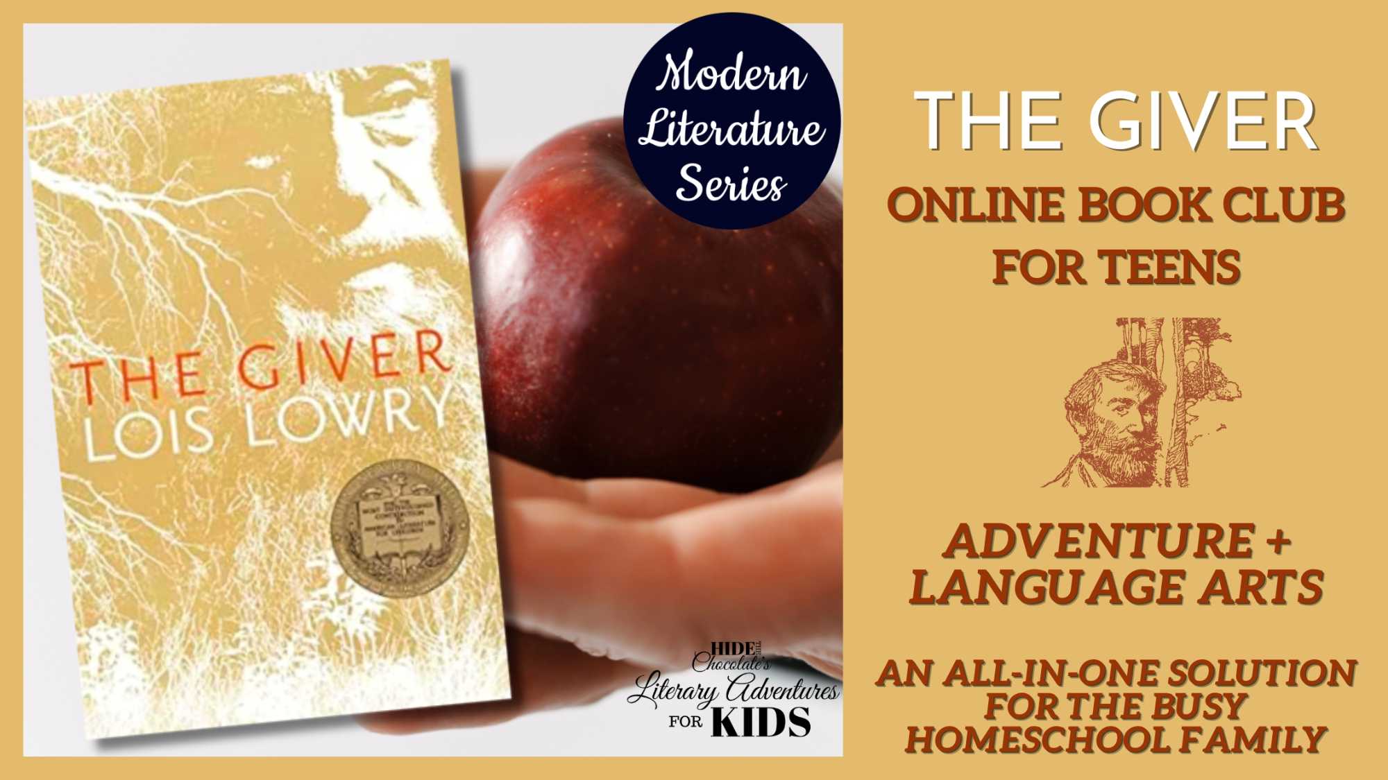 The Giver Online Book Club for Teens ~ Modern Literature Series