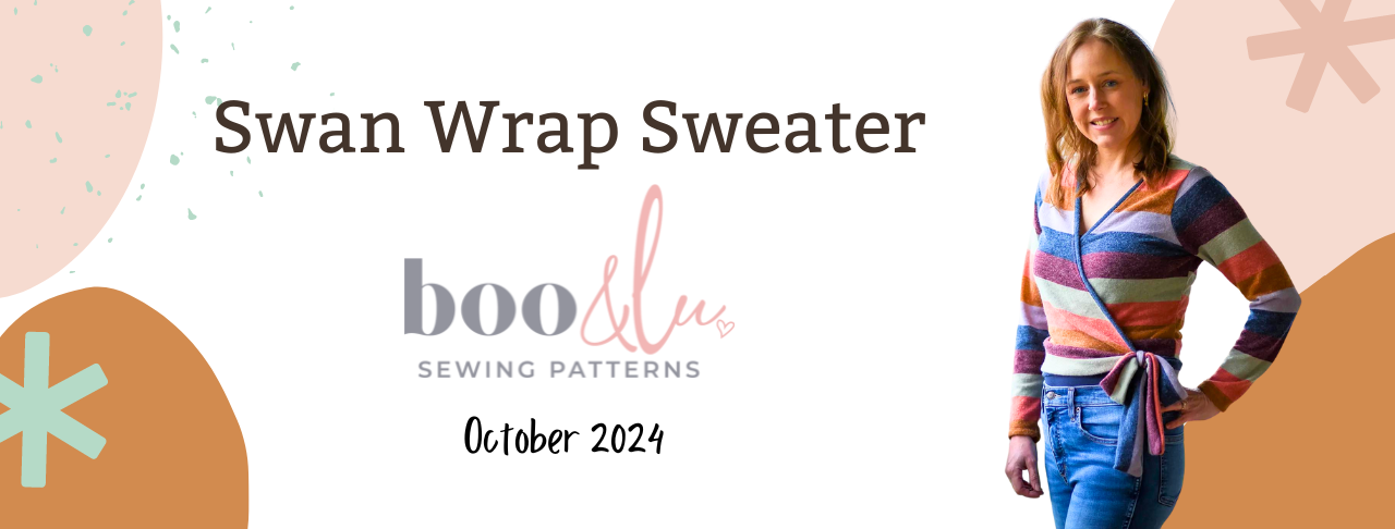 Swan Wrap Sweater - Boo & Lu Patterns