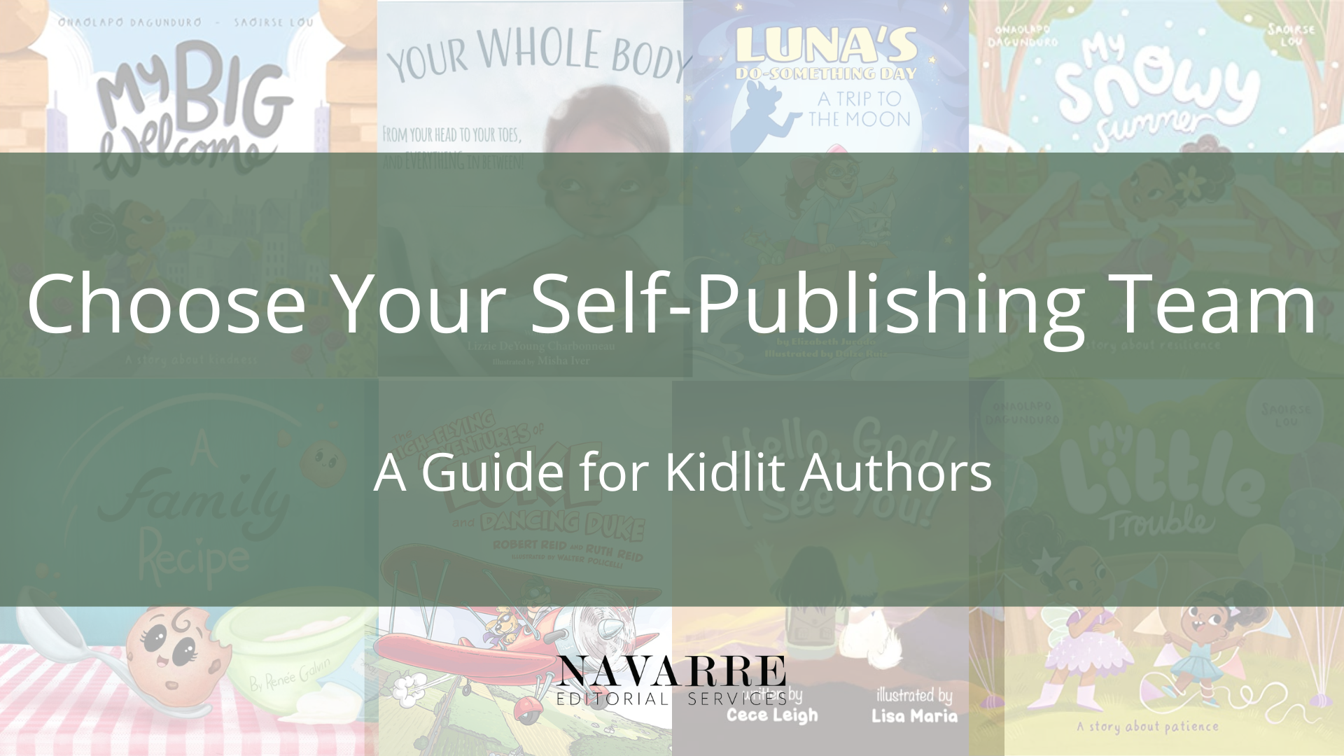 Choose Your Self-Publishing Team