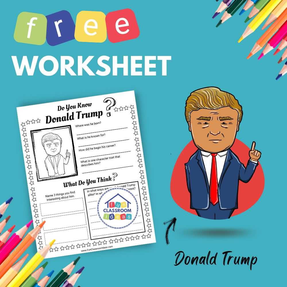 Donald Trump Worksheet