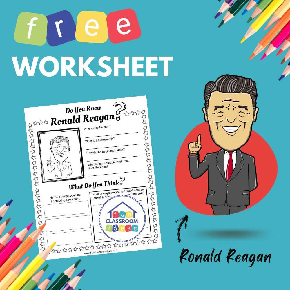 Ronald Reagan Worksheet