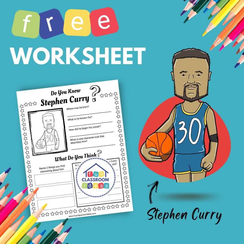 Stephen Curry Worksheet