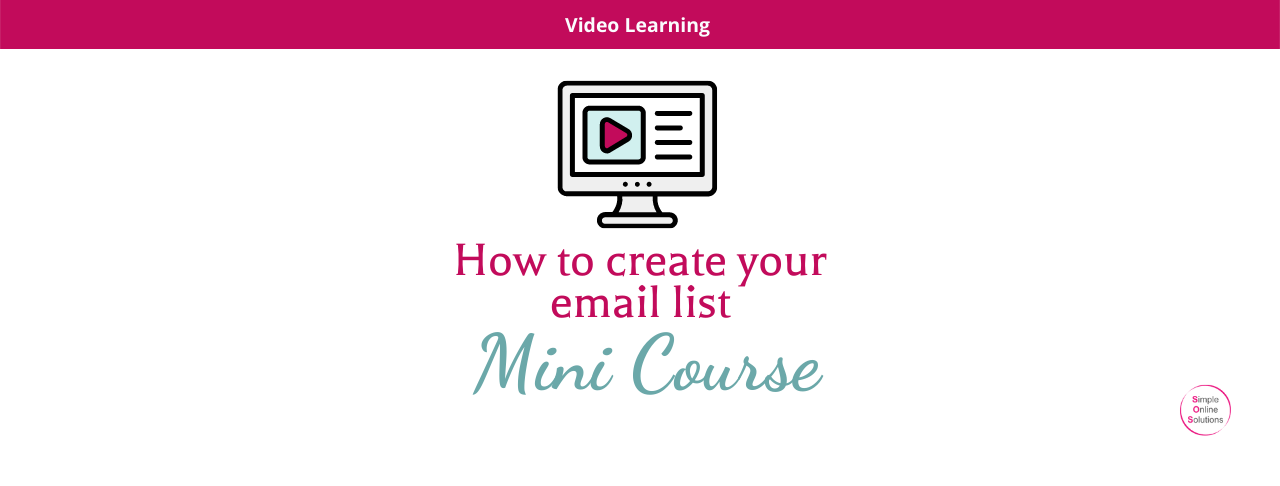 Email Miniature How To Create Your Email List - Mini Course