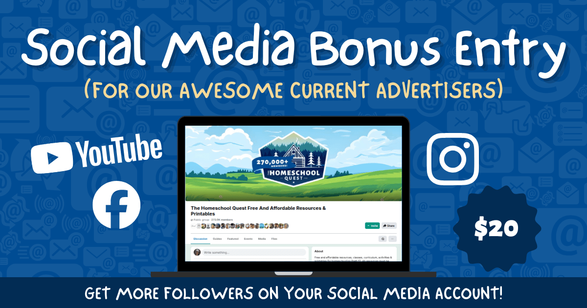 Social Media Bonus Entry (For Current Advertisers)