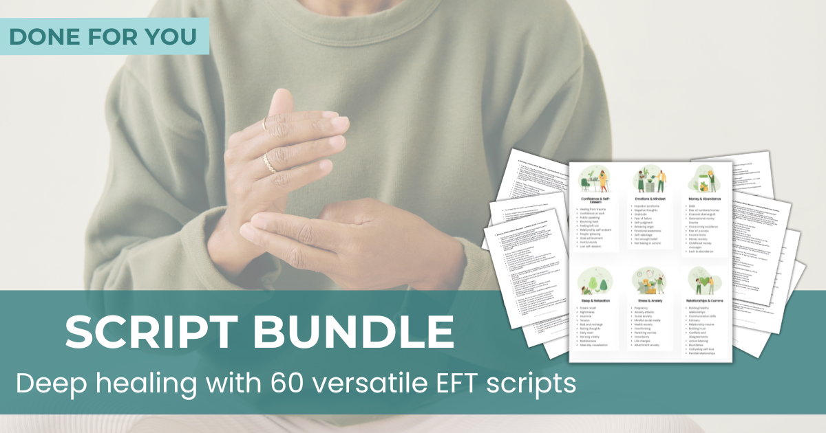 Tapping Therapy Script Discover the Magic of Ready-Made Tapping Scripts for Your Practice