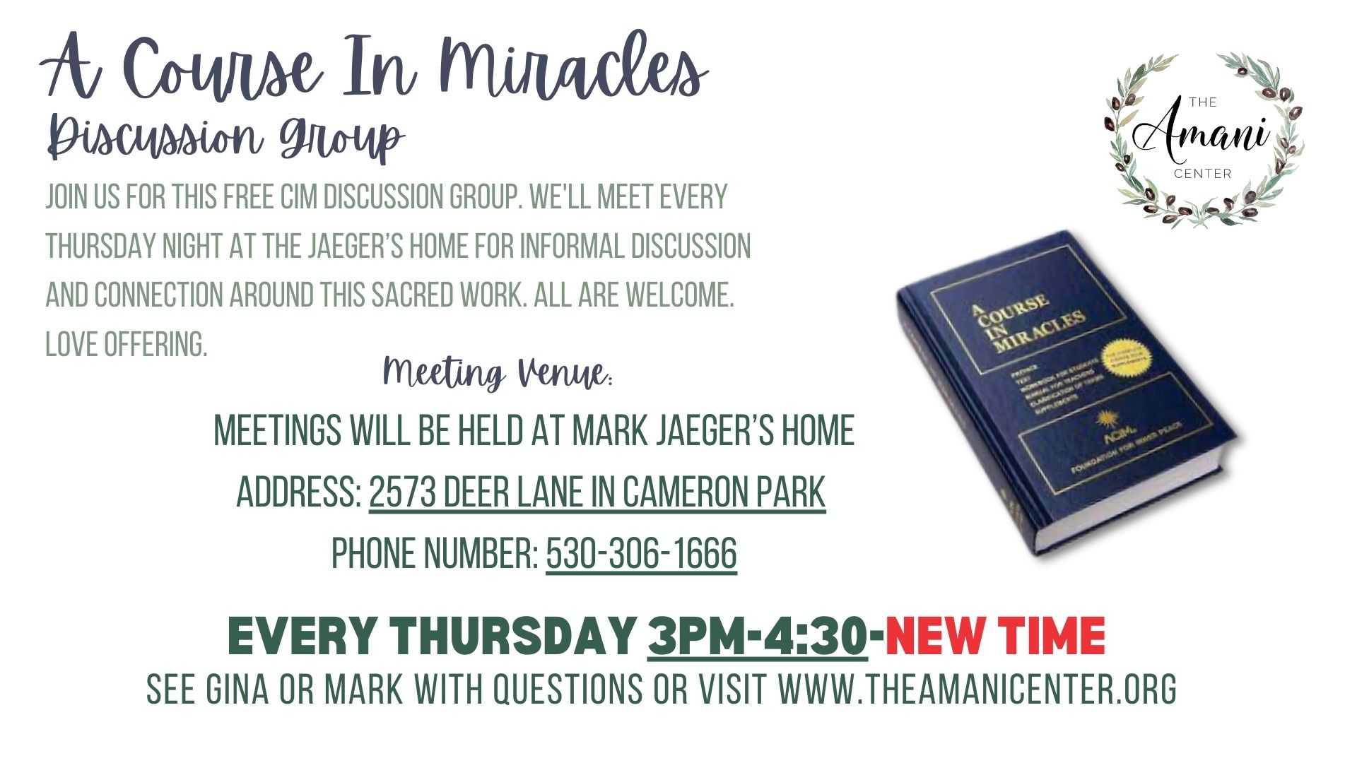 A Course In Miracles