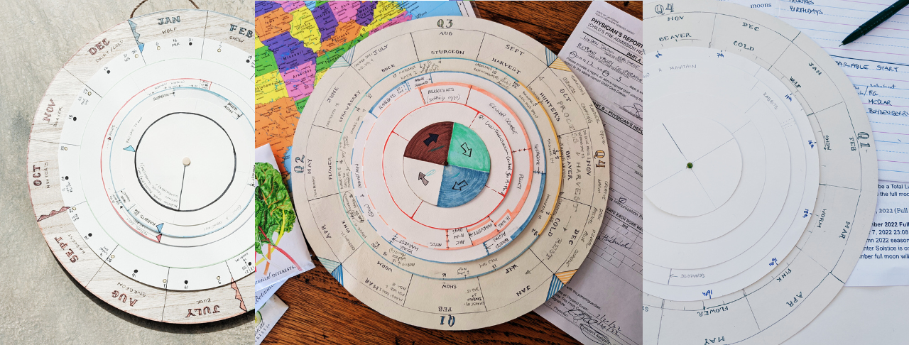 Round Calander Circular Calendar Templates and Guide