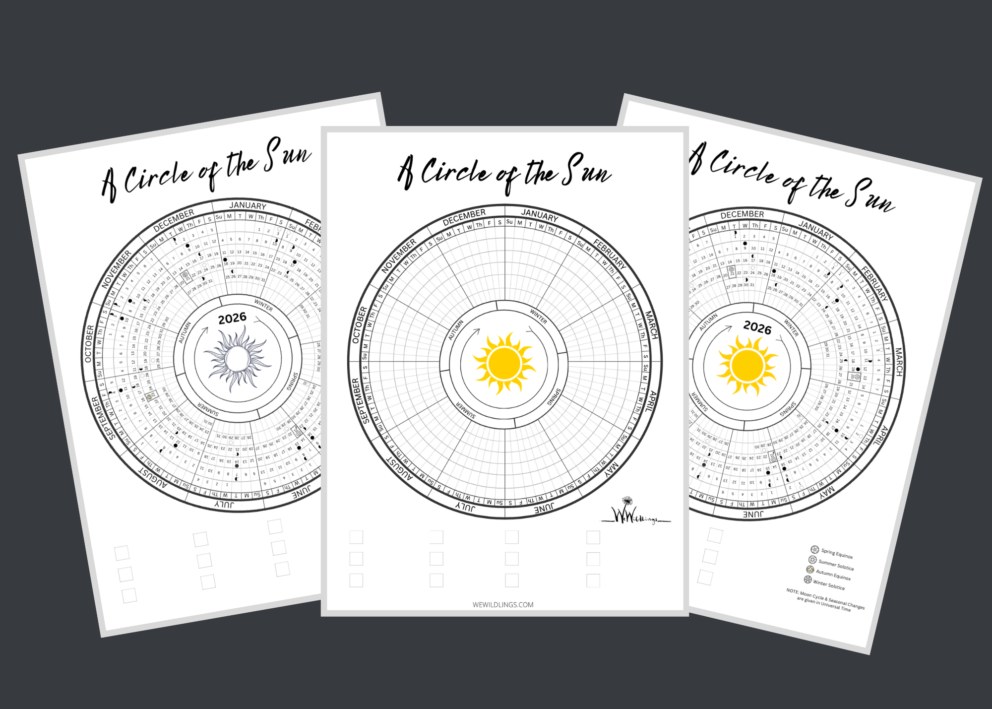 Free Circular Calendar